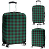 Tartan Scottish Green Plaids Luggage Cover Protector-grizzshop