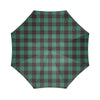 Tartan Scottish Green Plaids Print Foldable Umbrella-grizzshop