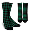 Tartan Scottish Green Plaids Socks For Men & Women-grizzshop