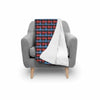 Tartan Scottish Red Blue Plaid Throw Blanket-grizzshop