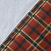 Tartan Scottish Red Gold Plaid Blanket-grizzshop