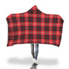 Tartan Scottish Royal Stewart Red Plaids Hooded Blanket-grizzshop