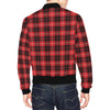 Tartan Scottish Royal Stewart Red Plaids Men's Bomber Jacket-grizzshop