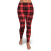 Tartan Scottish Royal Stewart Red Plaids Pattern Women Leggings-grizzshop