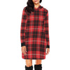 Load image into Gallery viewer, Tartan Scottish Royal Stewart Red Plaids Print Women Hoodie Dress-grizzshop