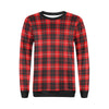 Tartan Scottish Royal Stewart Red Plaids Women Crewneck Sweatshirt-grizzshop