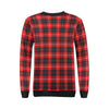 Tartan Scottish Royal Stewart Red Plaids Women Crewneck Sweatshirt-grizzshop