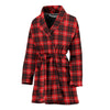 Tartan Scottish Royal Stewart Red Plaids Women Long Robe-grizzshop