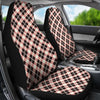 Tartan Scottish White Plaid MacLachlan Universal Fit Car Seat Cover-grizzshop