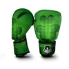 Tartan Shamrock Green Print Boxing Gloves-grizzshop