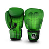 Tartan Shamrock Green Print Boxing Gloves-grizzshop