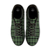 Tartan St. Patrick's Day Print Pattern Black Low Top Sneakers-grizzshop