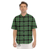 Tartan St. Patrick's Day Print Pattern Men's Short Sleeve Shirts-grizzshop