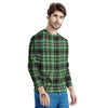 Tartan St. Patrick's Day Print Pattern Men's Sweatshirt-grizzshop