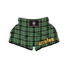 Tartan St. Patrick's Day Print Pattern Muay Thai Boxing Shorts-grizzshop