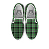 Tartan St. Patrick's Day Print Pattern White Slip On Shoes-grizzshop