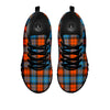 Tartan Western Print Pattern Black Sneaker-grizzshop