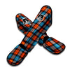 Tartan Western Print Pattern Muay Thai Shin Guards-grizzshop