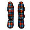 Tartan Western Print Pattern Muay Thai Shin Guards-grizzshop