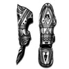 Tatto Polynesian Tribal Maori Print Muay Thai Shin Guards-grizzshop