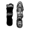 Tatto Polynesian Tribal Maori Print Muay Thai Shin Guards-grizzshop