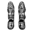 Tatto Polynesian Tribal Maori Print Muay Thai Shin Guards-grizzshop