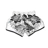 Tattoo Japanese Elemental Print Muay Thai Boxing Shorts-grizzshop