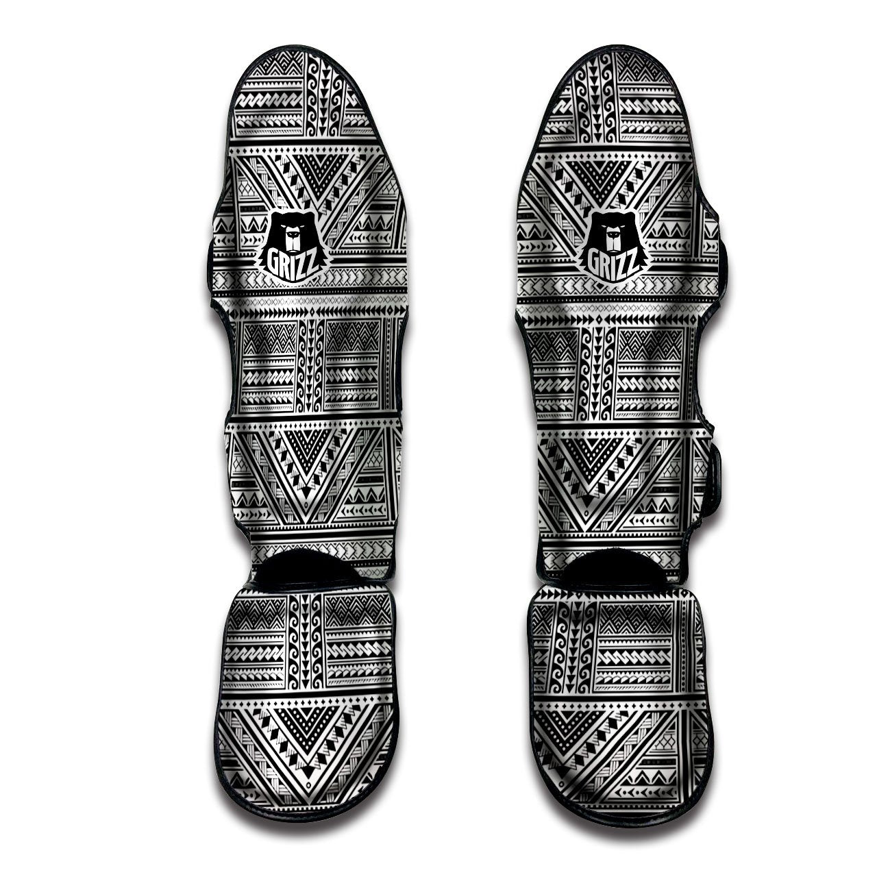 Tribal Tattoo Maori Polynesian Print Muay Thai Boxing Shorts main image 1