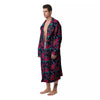 Tattoo Old School Print Pattern Men's Robe-grizzshop