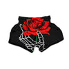 Tattoo Red Roses Print Muay Thai Boxing Shorts-grizzshop