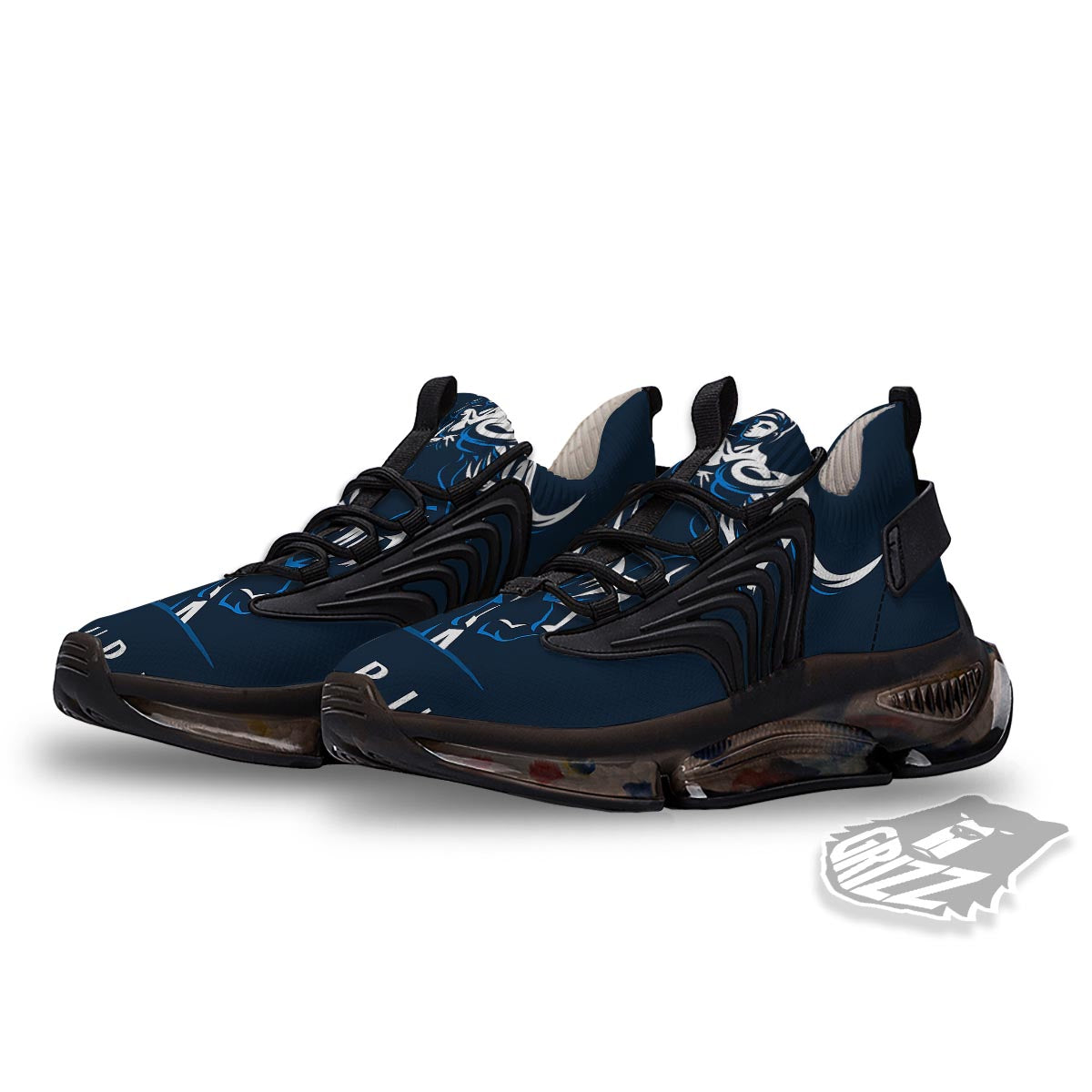 Taurus Constellation Sign Print Black Gym Shoes-grizzshop