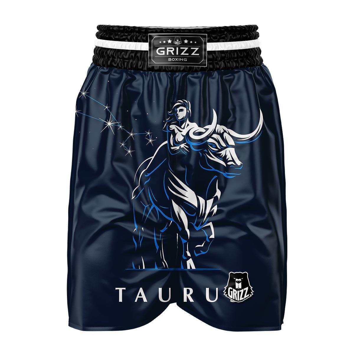 Taurus Constellation Sign Print Boxing Shorts-grizzshop