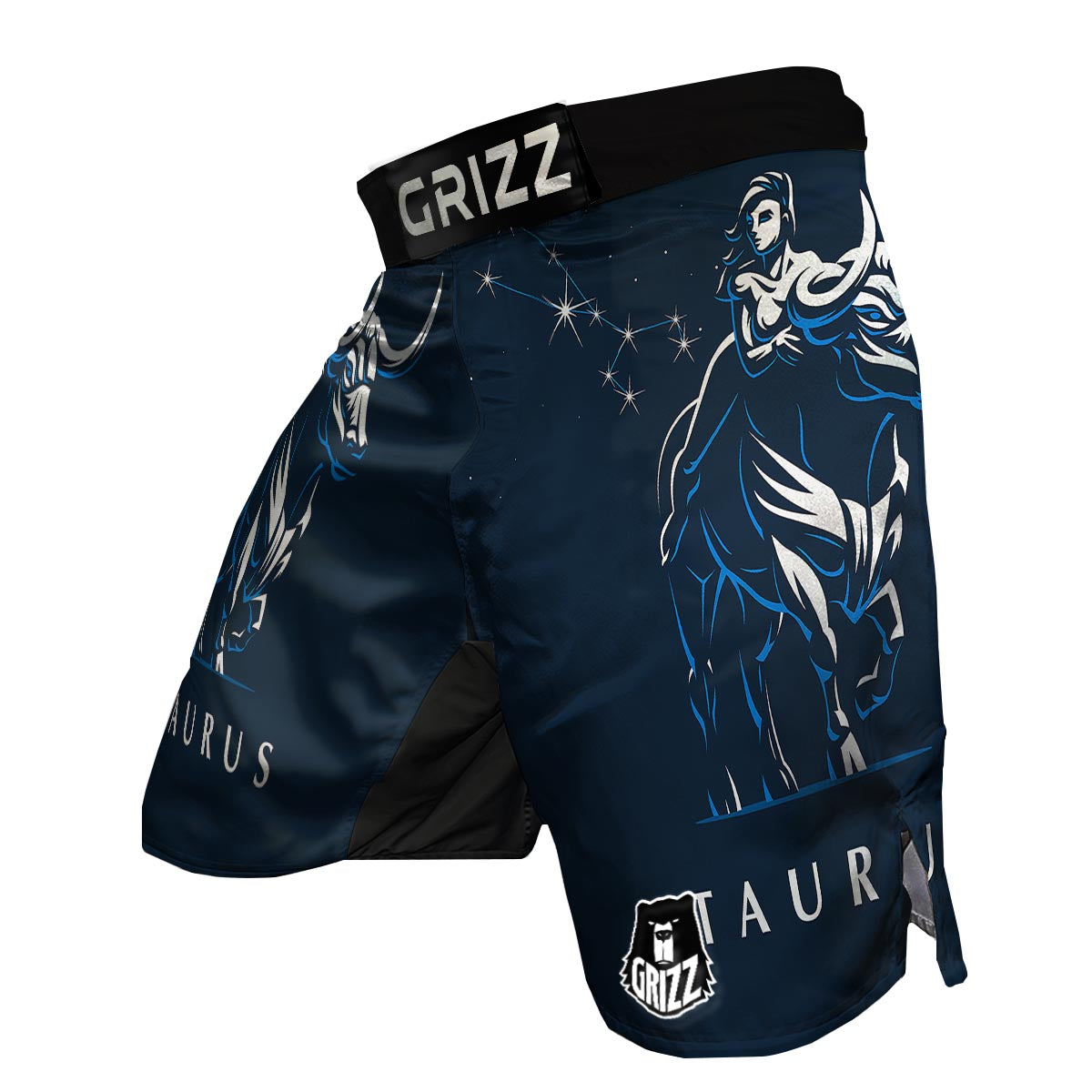 Taurus Constellation Sign Print MMA Shorts-grizzshop