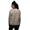 Taurus Cute Cartoon Print Pattern Women's Bomber Jacket-grizzshop