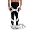 Taurus Sign White And Black Print Men's Leggings-grizzshop