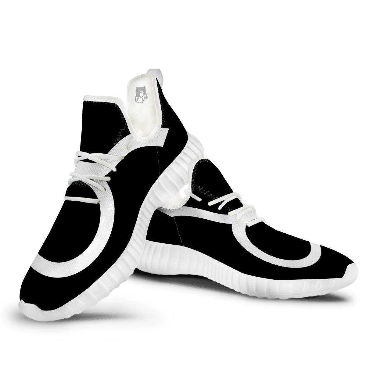 Taurus Sign White And Black Print White Walking Shoes-grizzshop