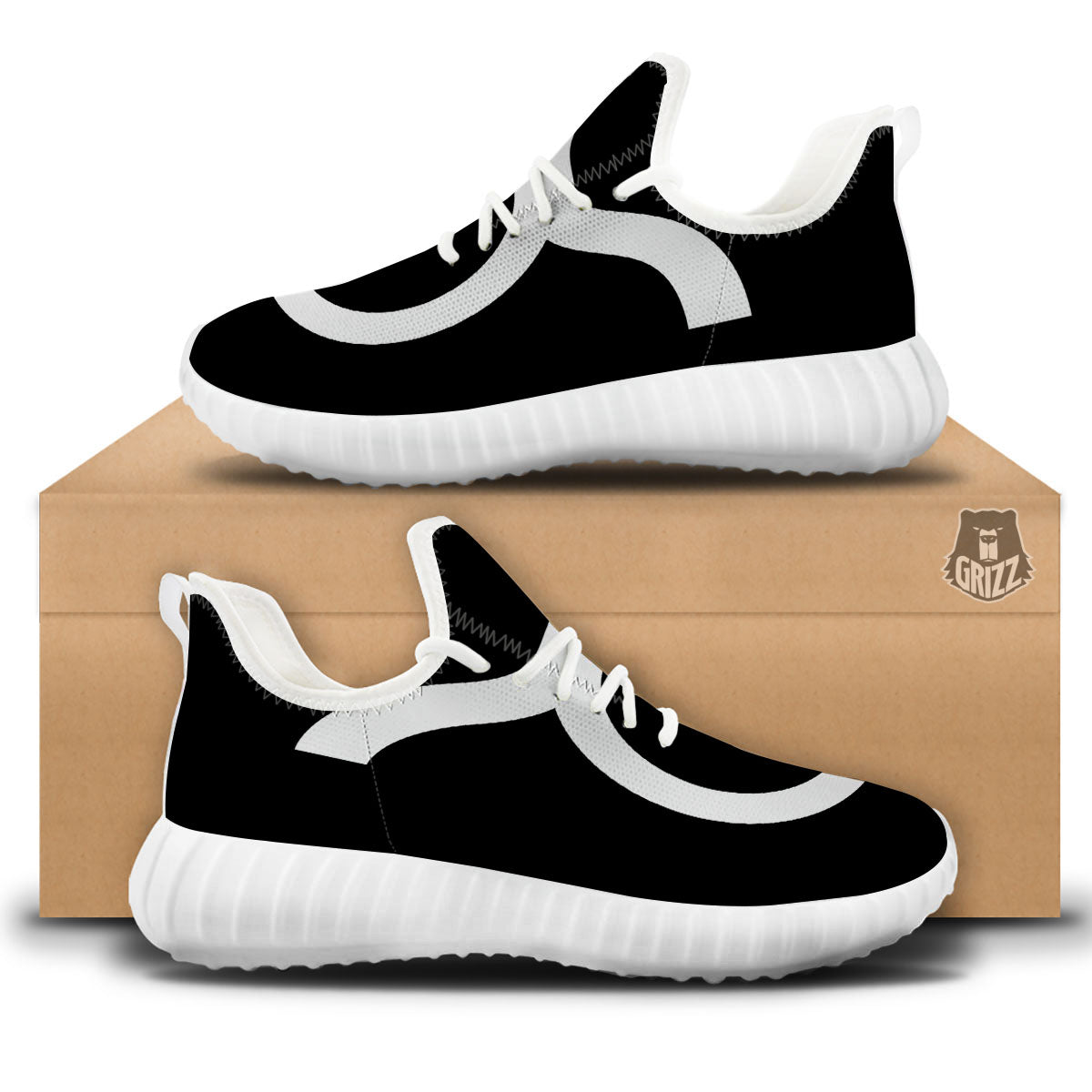 Taurus Sign White And Black Print White Walking Shoes-grizzshop