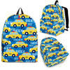 Taxi Car Pattern Print Backpack-grizzshop