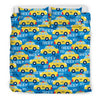 Taxi Car Pattern Print Duvet Cover Bedding Set-grizzshop