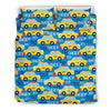 Taxi Car Pattern Print Duvet Cover Bedding Set-grizzshop