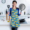 Taxi Car Pattern Print Women's Apron-grizzshop