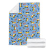 Taxi Car Print Pattern Blanket-grizzshop