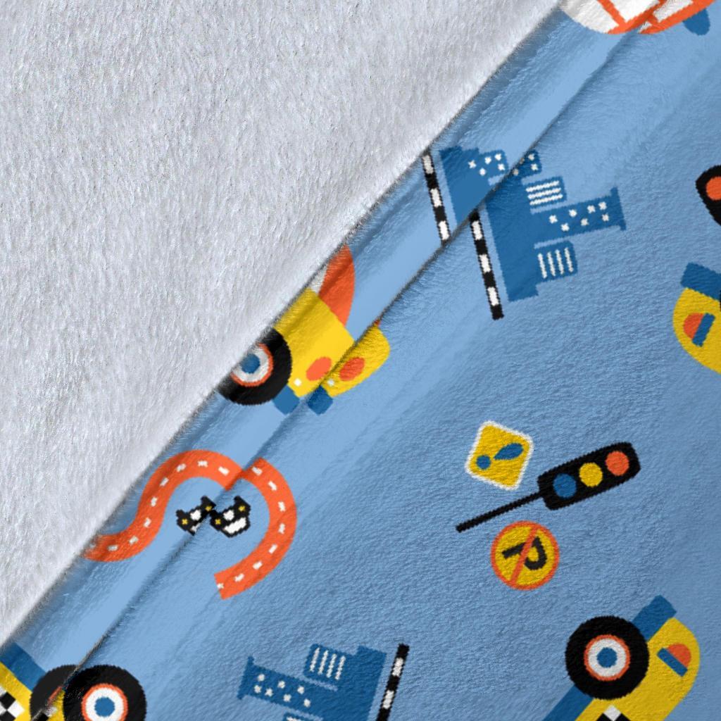 Taxi Car Print Pattern Blanket-grizzshop