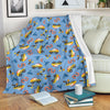 Taxi Car Print Pattern Blanket-grizzshop