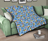 Taxi Car Print Pattern Quilt-grizzshop