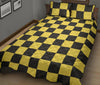 Taxi Pattern Print Bed Set Quilt-grizzshop