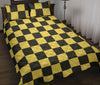 Taxi Pattern Print Bed Set Quilt-grizzshop