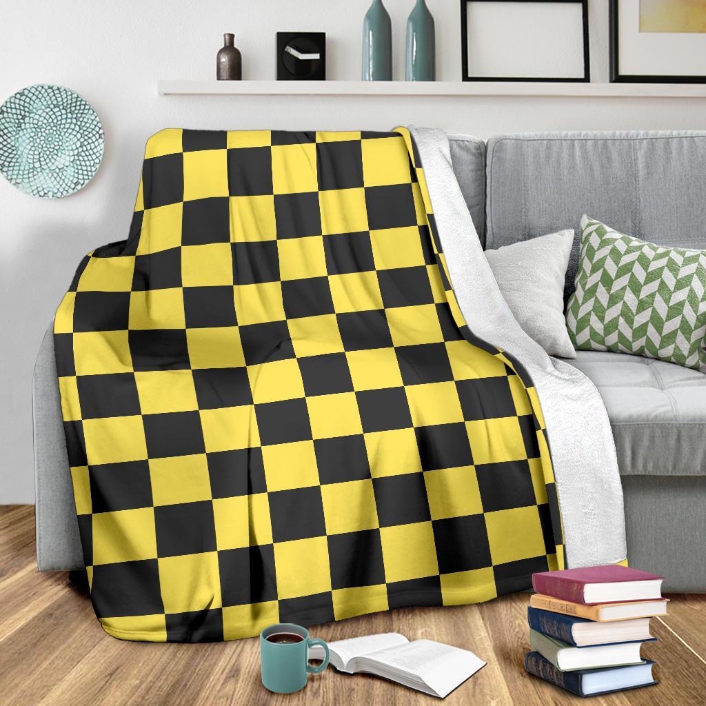 Taxi Pattern Print Blanket-grizzshop