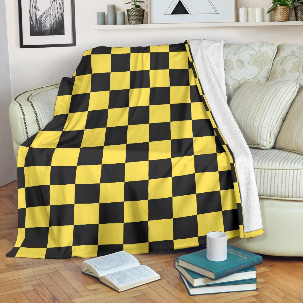 Taxi Pattern Print Blanket-grizzshop