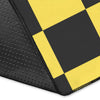 Taxi Pattern Print Floor Mat-grizzshop